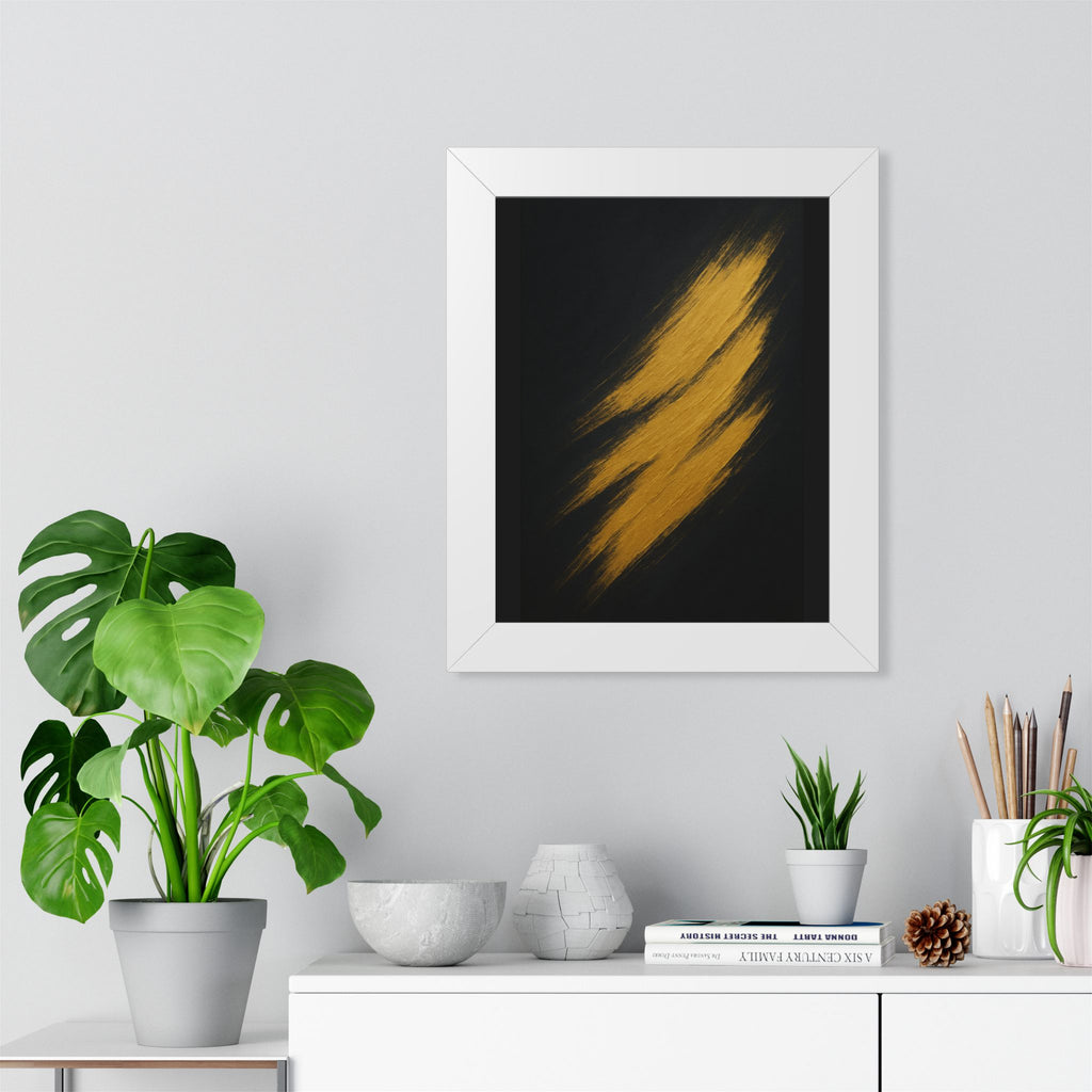 Modern Minimalist Framed Vertical Poster, Abstract Art Print