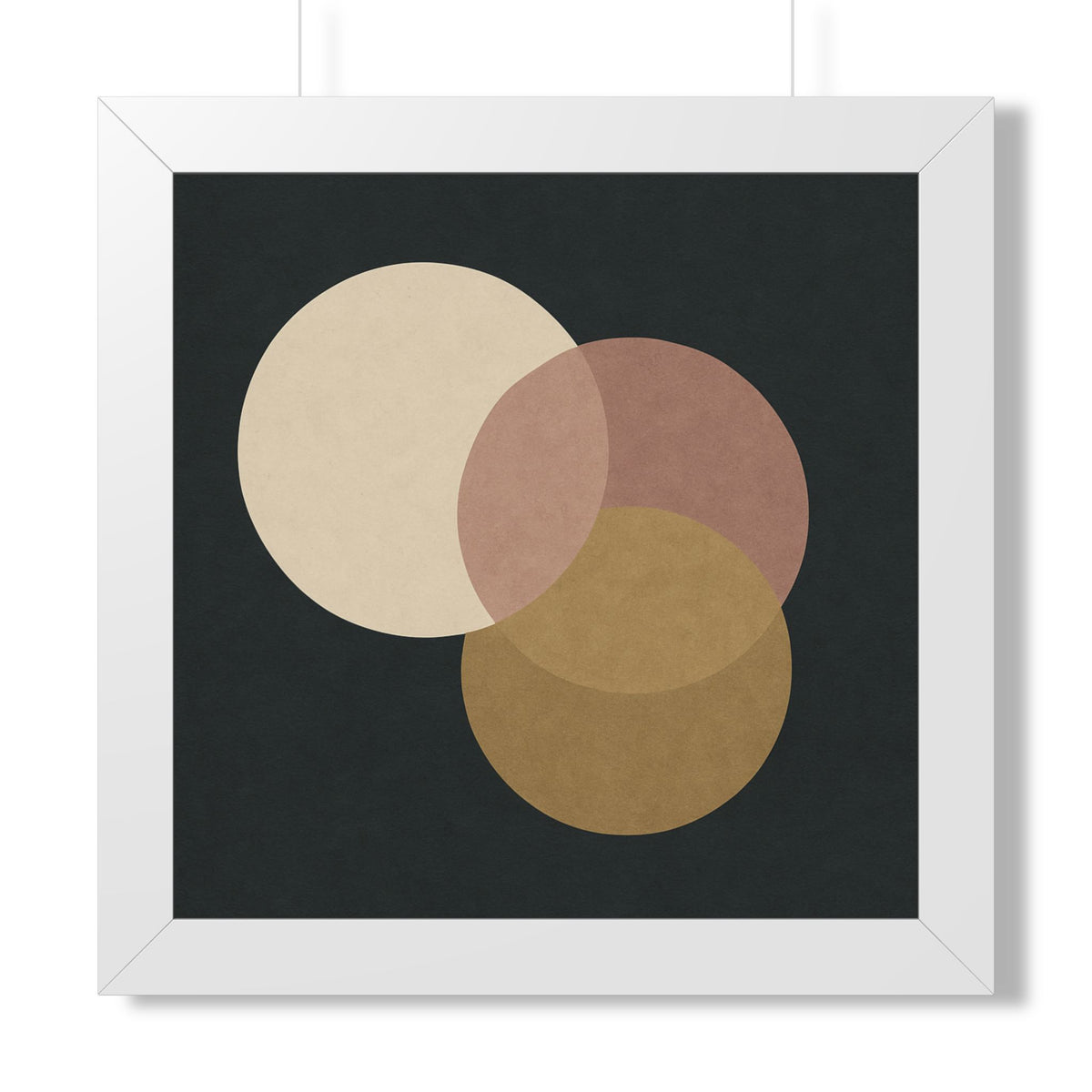 Modern Abstract Framed Poster, Minimalist Wall Art, Boho Decor, Geometric Prints, Home Gallery Display