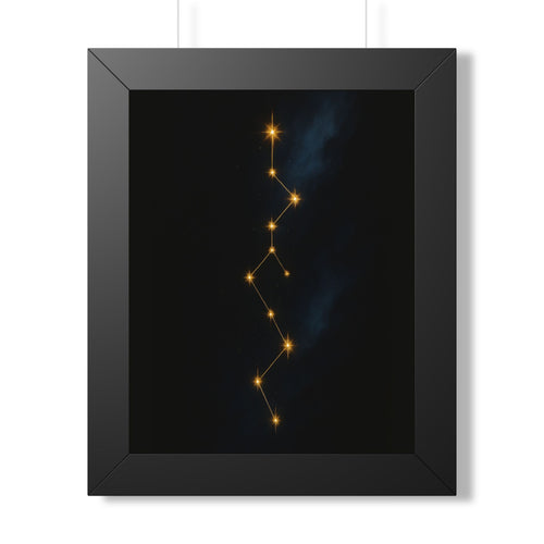 Abstract Celestial Wall Art, Starry Decor