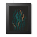 Vertical Waves Poster