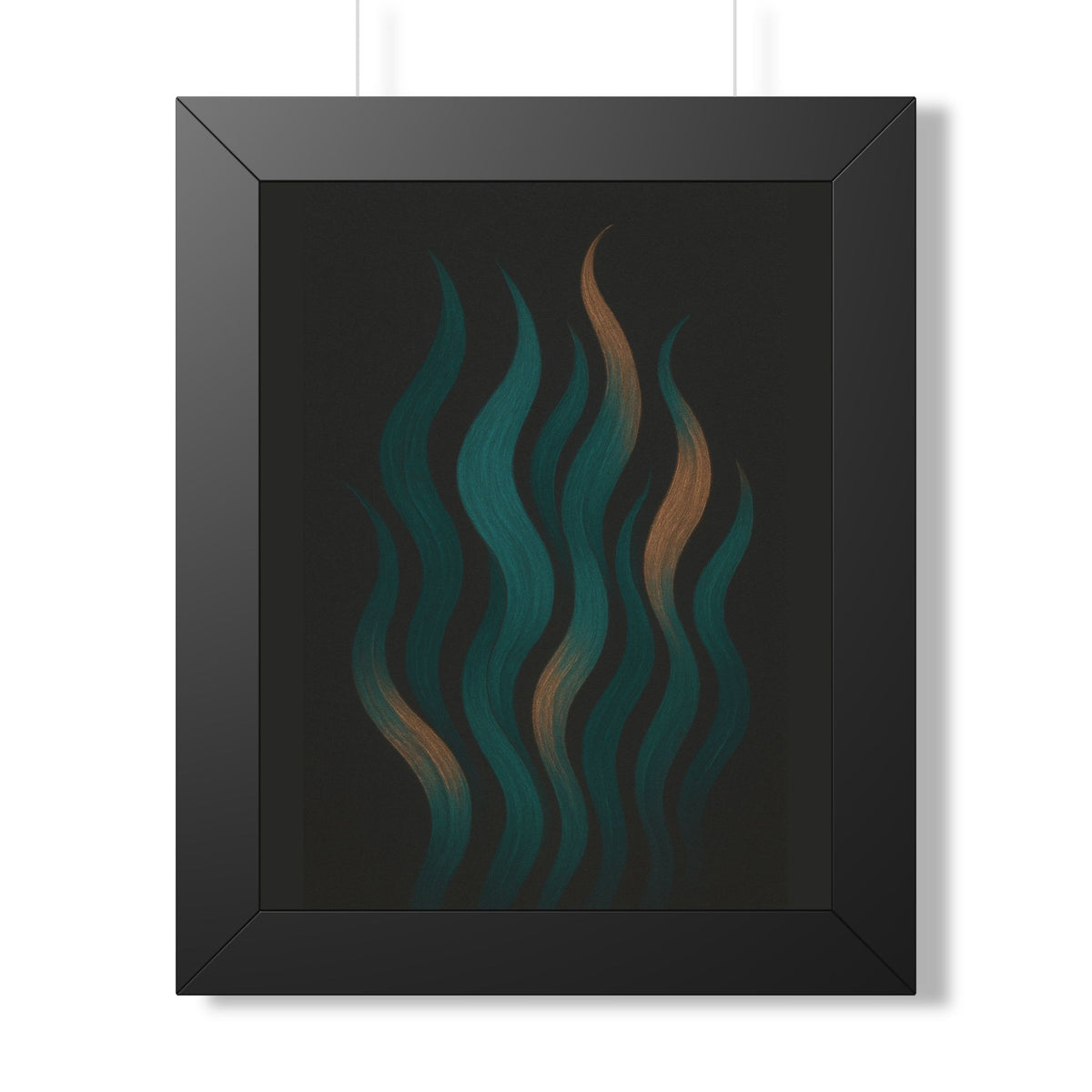 Vertical Waves Poster