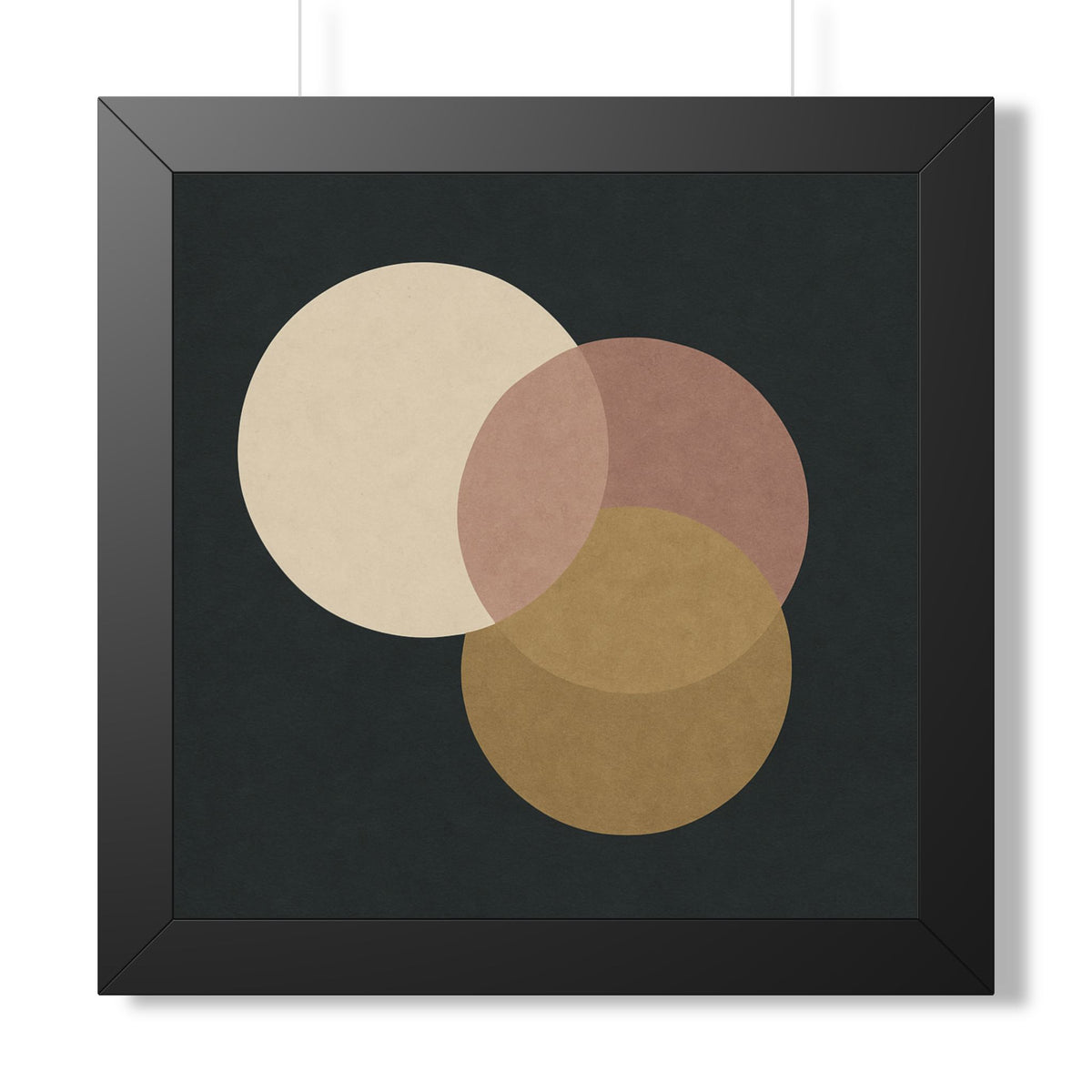 Modern Abstract Framed Poster, Minimalist Wall Art, Boho Decor, Geometric Prints, Home Gallery Display