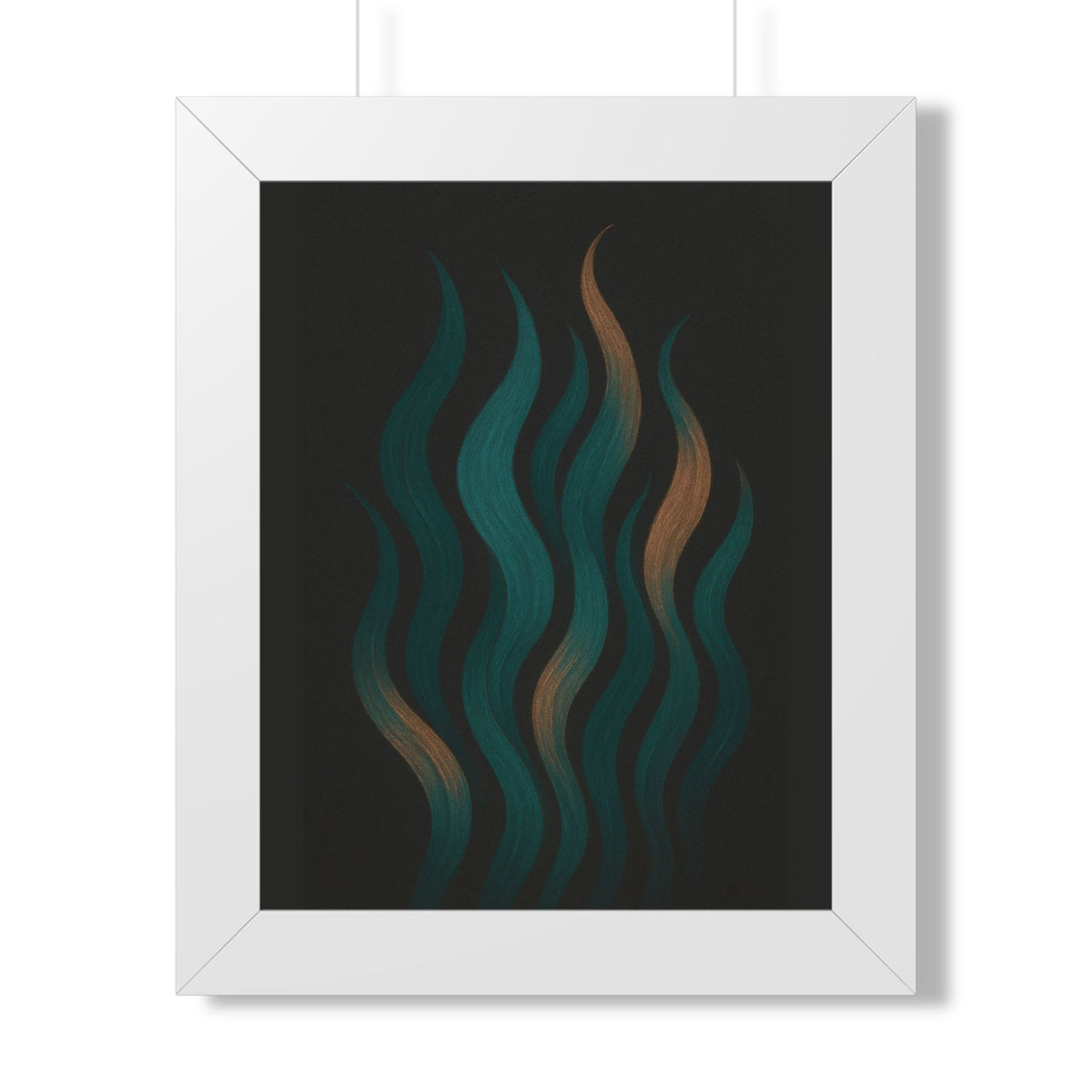 Vertical Waves Poster