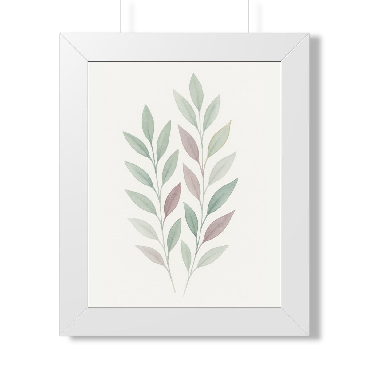 Botanical Framed Vertical Poster| Wall Art |Home Decor